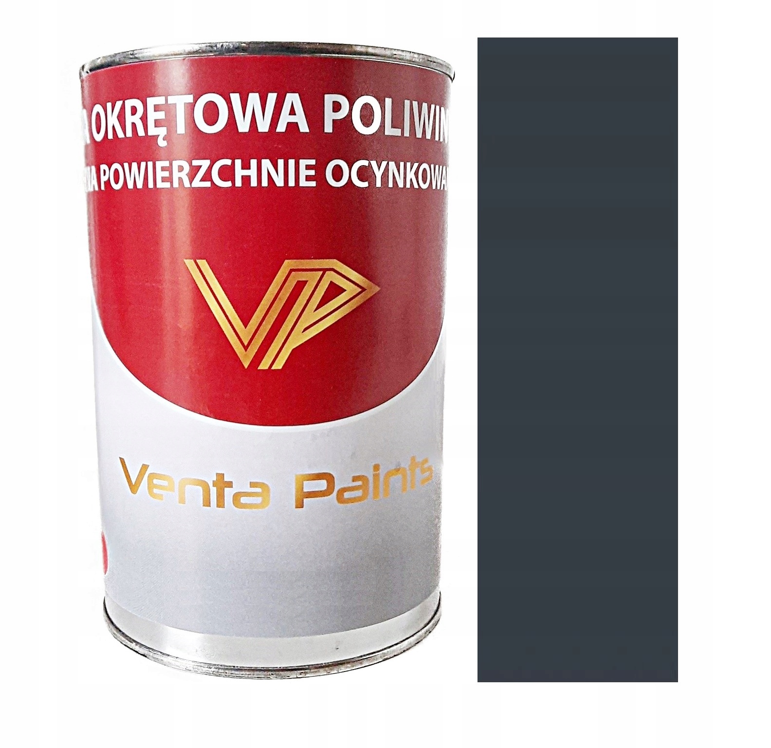 Farba Okrętowa Poliwinylowa Ocynk Dach Blachę Ral 7016 10L