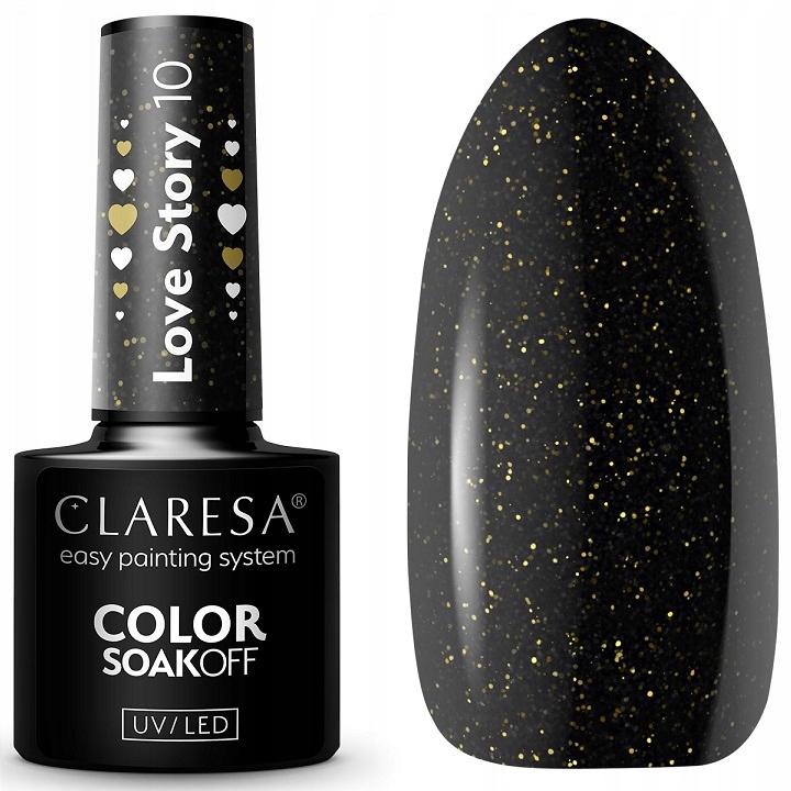 

Claresa Lakier Hybrydowy Love Story 10 Czarny