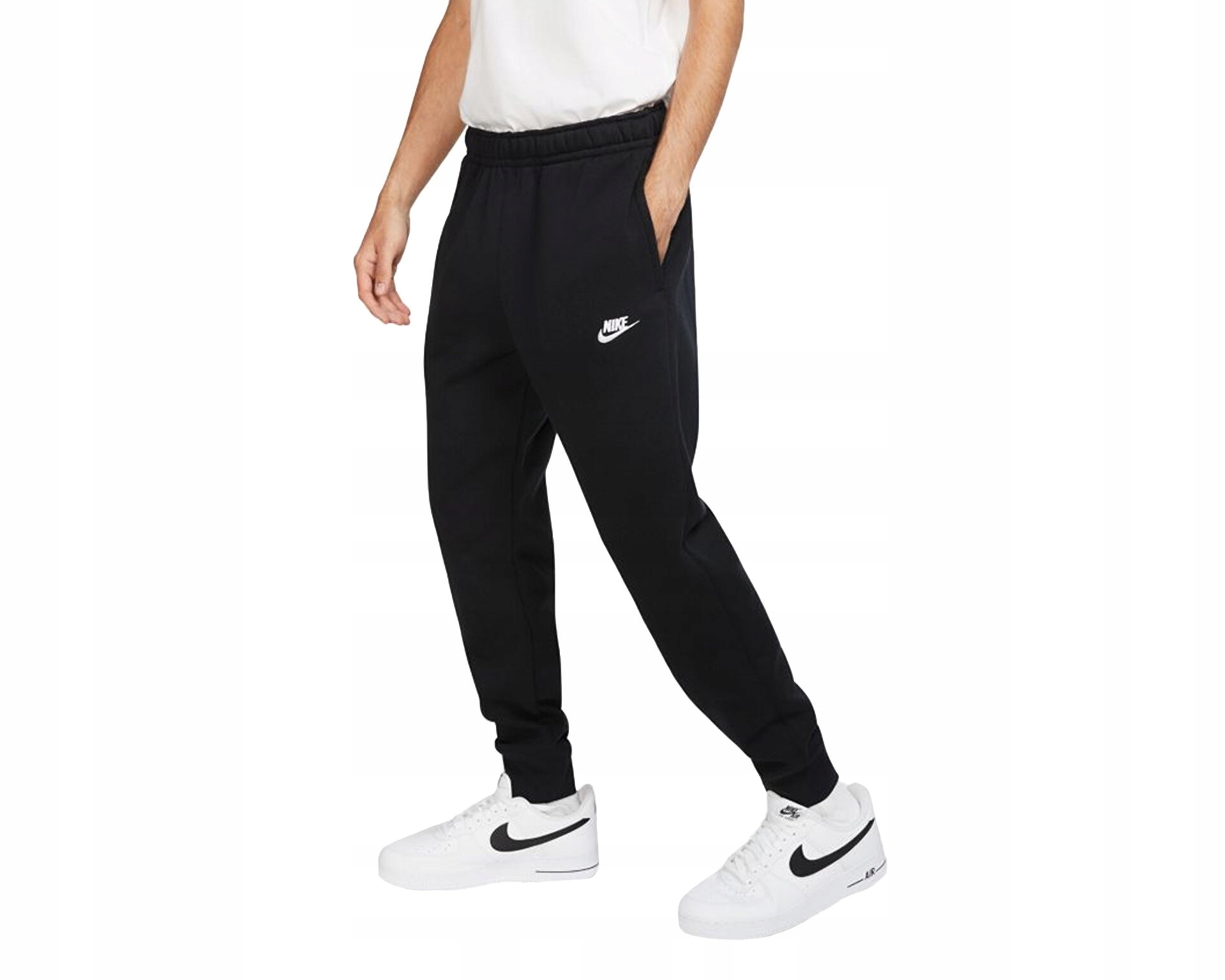 Nike Bavlněné kalhoty se stahovací šňůrkou BV2671-010 černá L