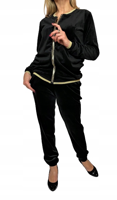 

Dres Welurowy Czarny Na Zamek rozm. 46 48