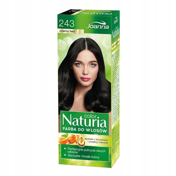 

Joanna Naturia Color Farba 243 Czarny Bez