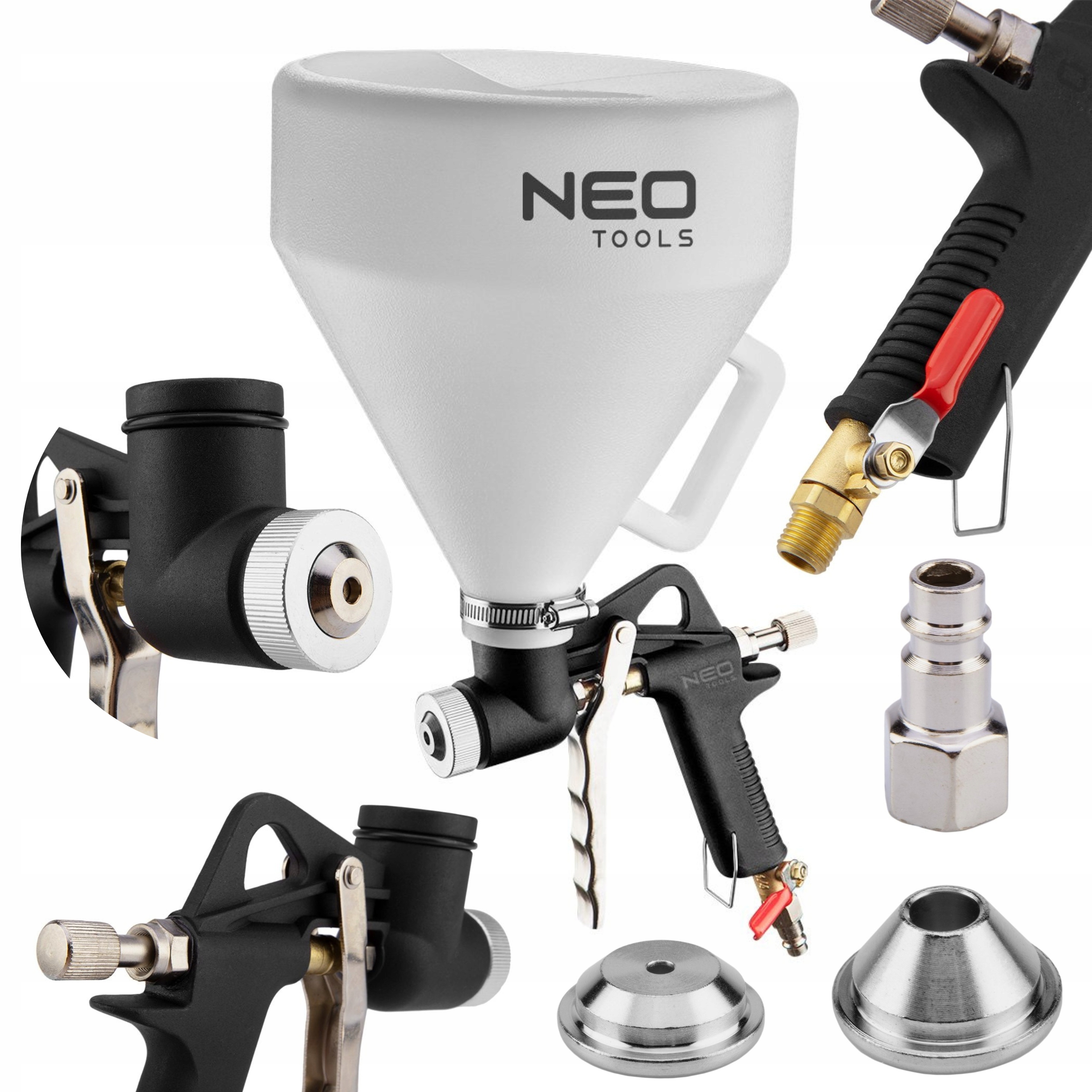 Neo Malířská Pistole Na Omítání Malování Stěn 6L Horní Nádrž 14220