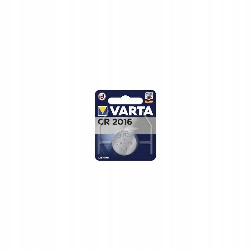 

Bateria litowa Varta 3V Cr 2016 --- 1 sztuka