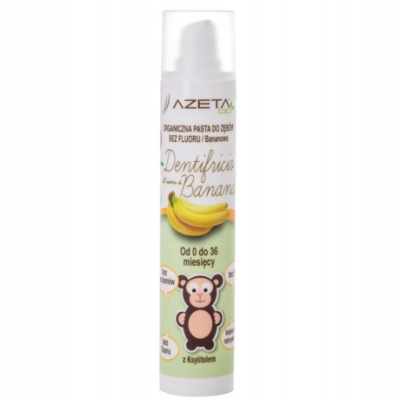 

Azeta Bio Organiczna pasta do zębów bananowa, 50ml