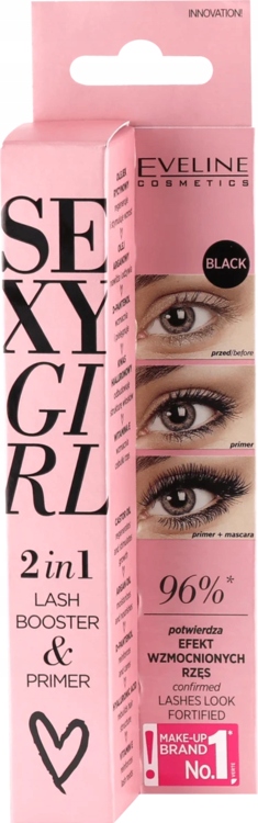 

Eveline Sexy Girl 2in1 Baza i odżywka do rzęs 10ml