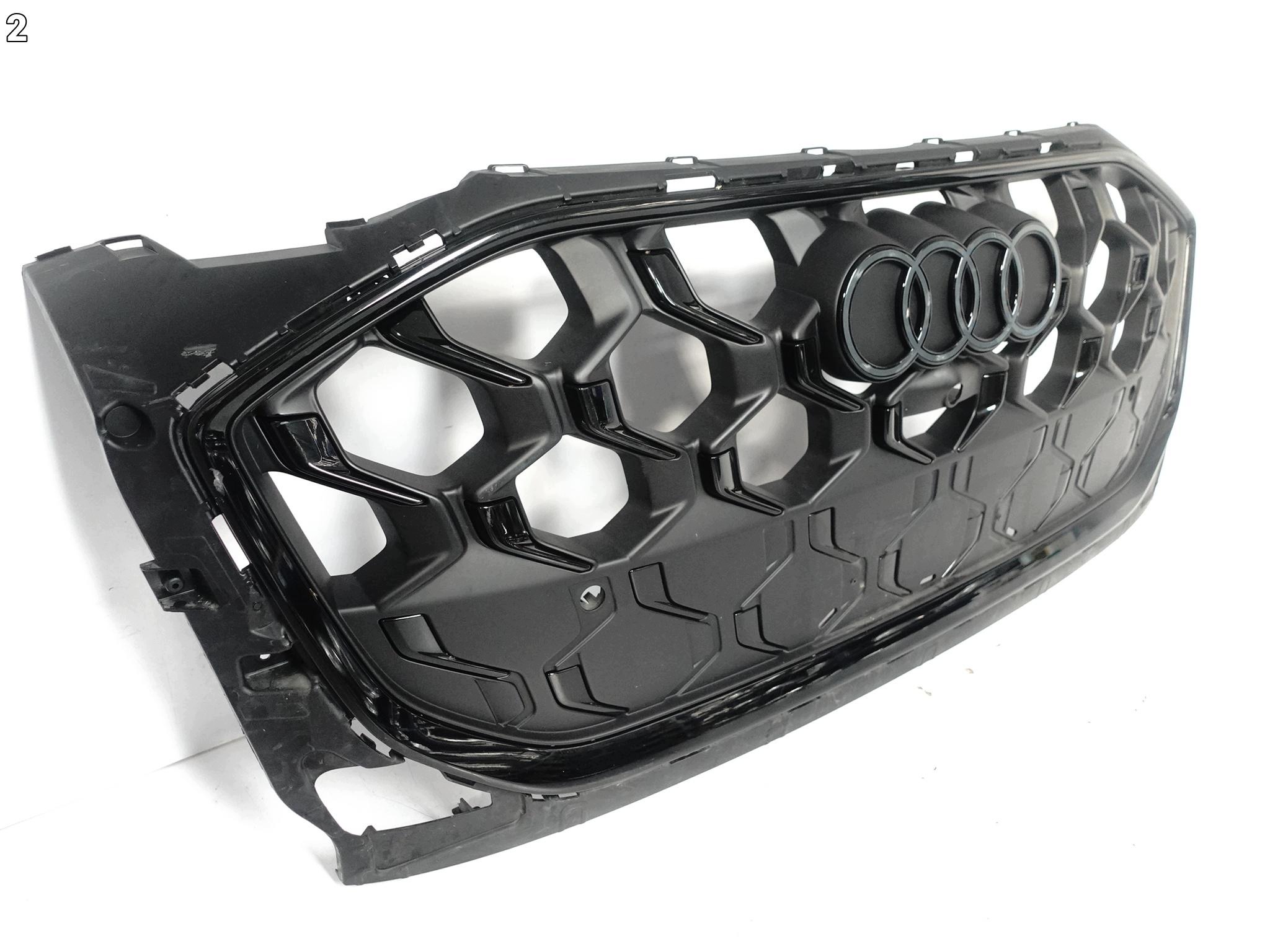 AUDI Q5 III 8MA GU S-LINE 25- grill grille grid W bumper front BLACK