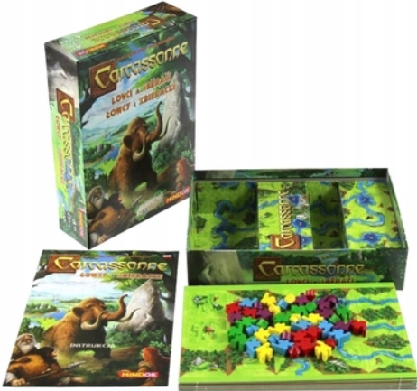 Carcassonne Łowcy I Zbieracze tradycyjna Gra Planszowa rodzinna Dziecięca