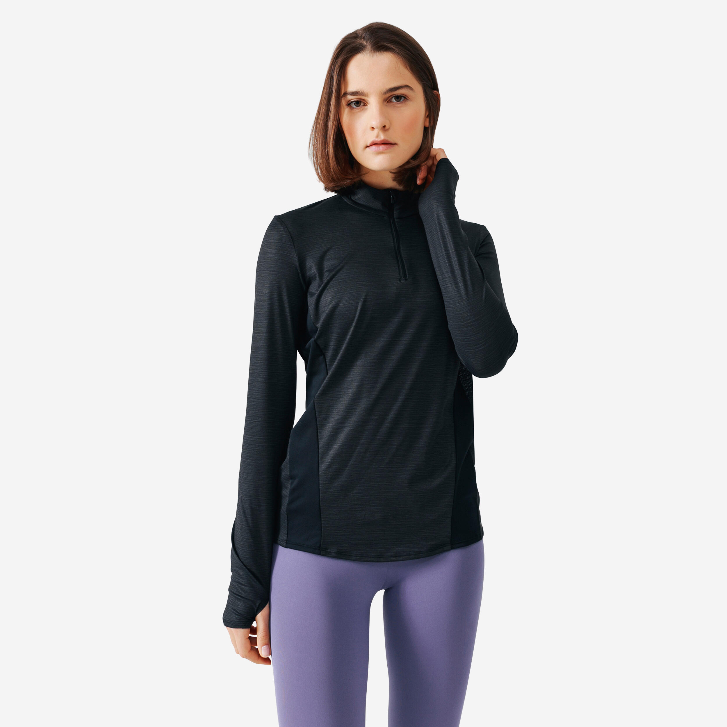 Bluza do biegania damska Kiprun Run 100 Dry