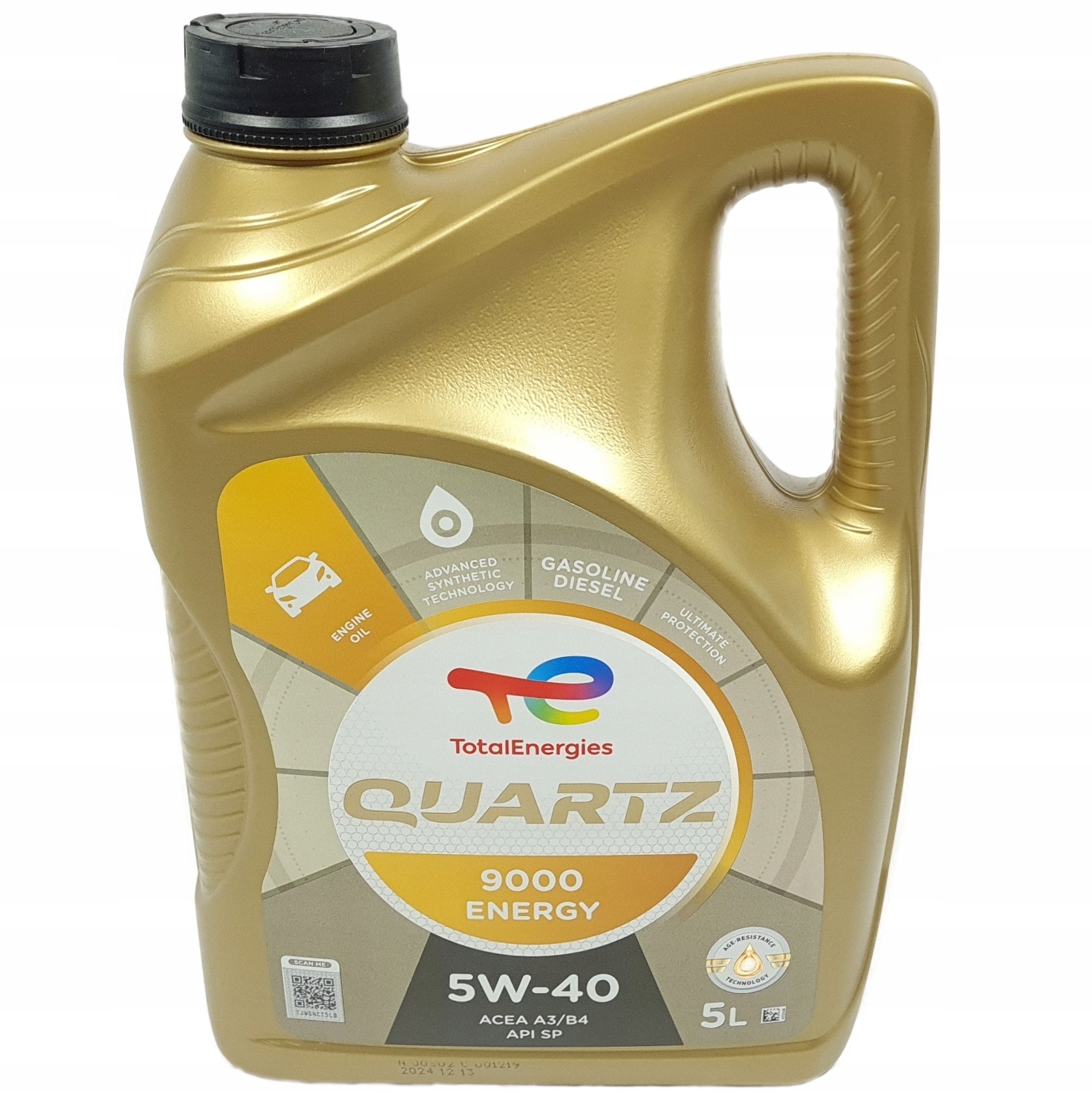 5W40 Total Quartz 9000 Olej Silnikowy 5L