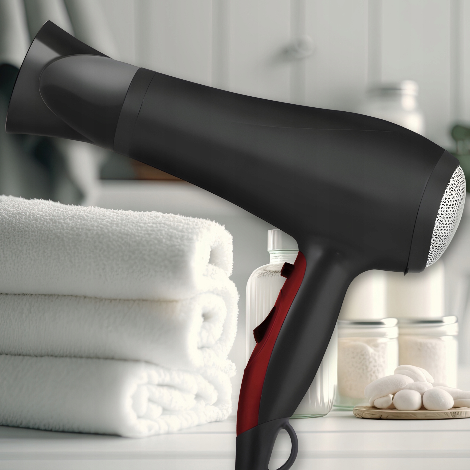 PROFESJOLANA SUSZRKA DO WŁOSÓW JONIZACJA 2200W ZDROWE WŁOSY KONCETRATOR Model AO-01