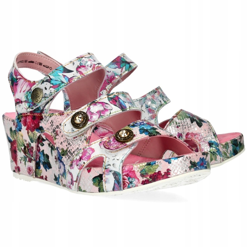 Dámské sandály Laura Vita Facdiao 12 Cerise SL80403-12B Kůže Vel. 37