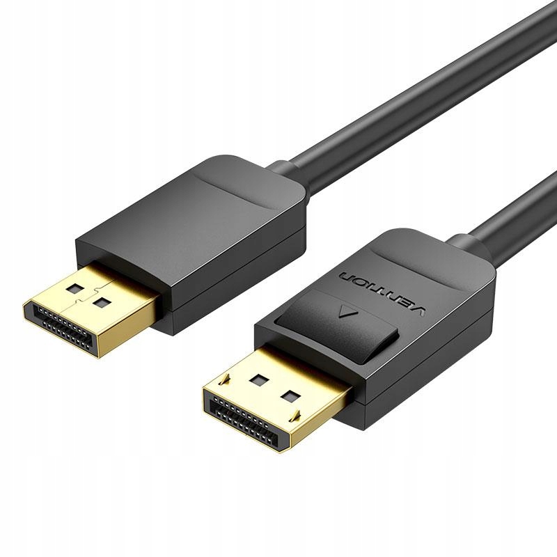 Kabel DisplayPort 5 m Vention Dp 1.2 4K@60Hz pozłacane styki