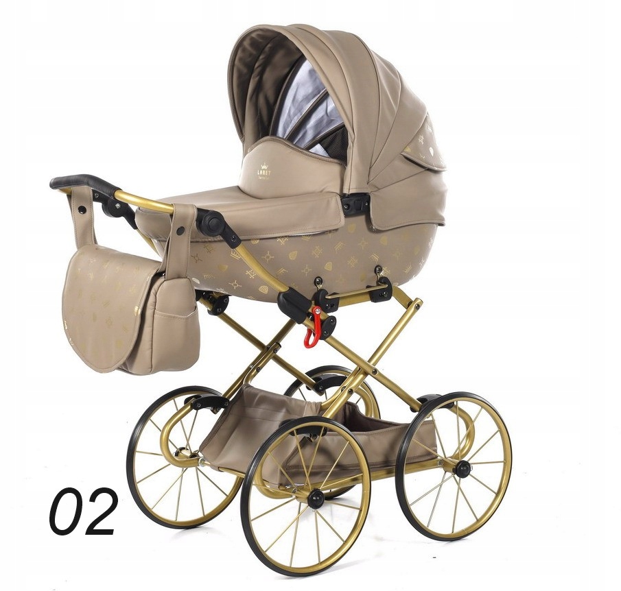 Wózek dla lalek Laret Imperial Mini Classic biały Rodzaj głęboki