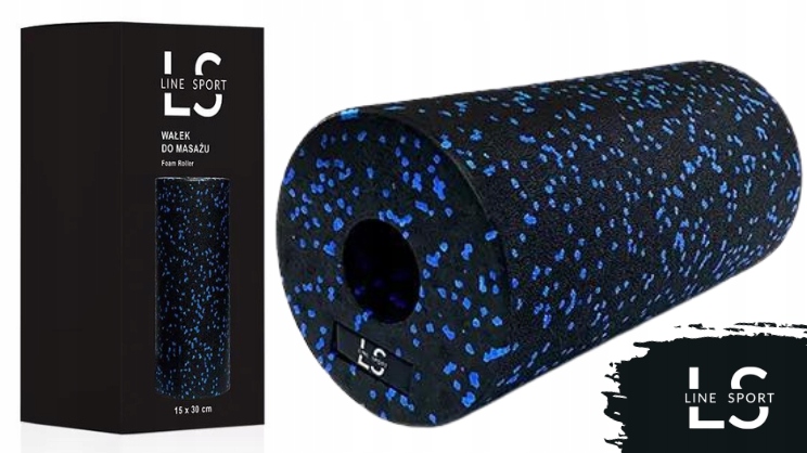 Roller Do Masażu Wałek Do Masażu Pleców Ciała 30CM Twardy Line Sport