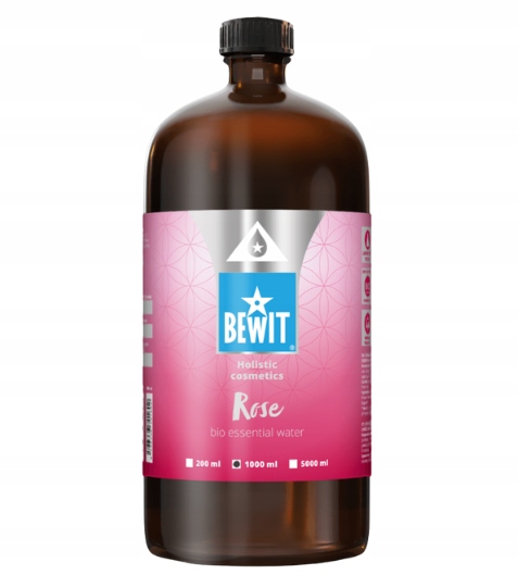 Bewit Hydrolát z růže damašské, Bio 1 L