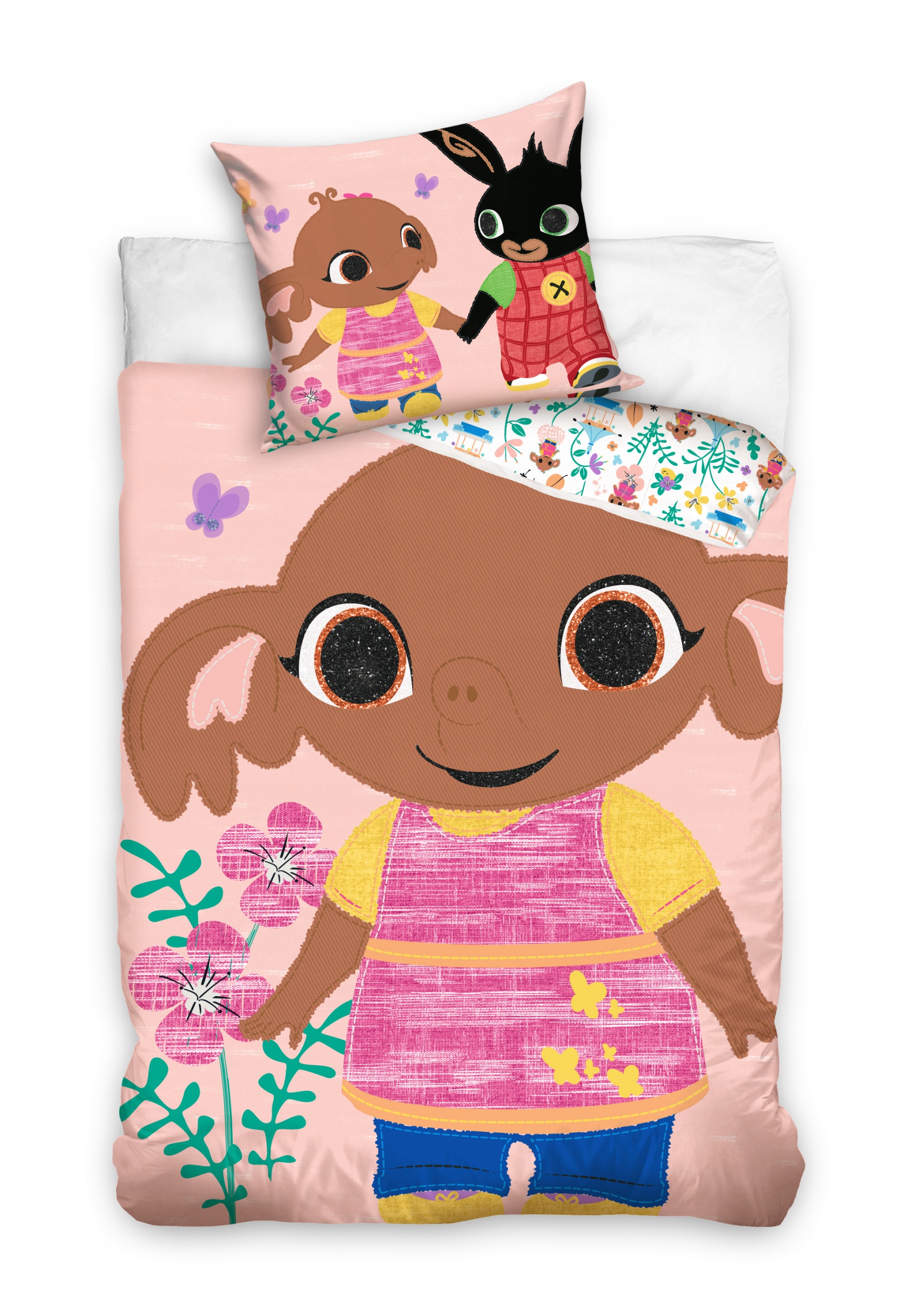 

pościel niemowlęca 100x135 Królik Bing Flop