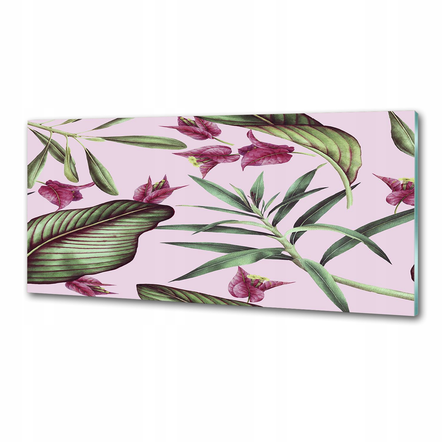 Panel do kuchyne Tropické kvety 125 x 50 cm Lepidlo