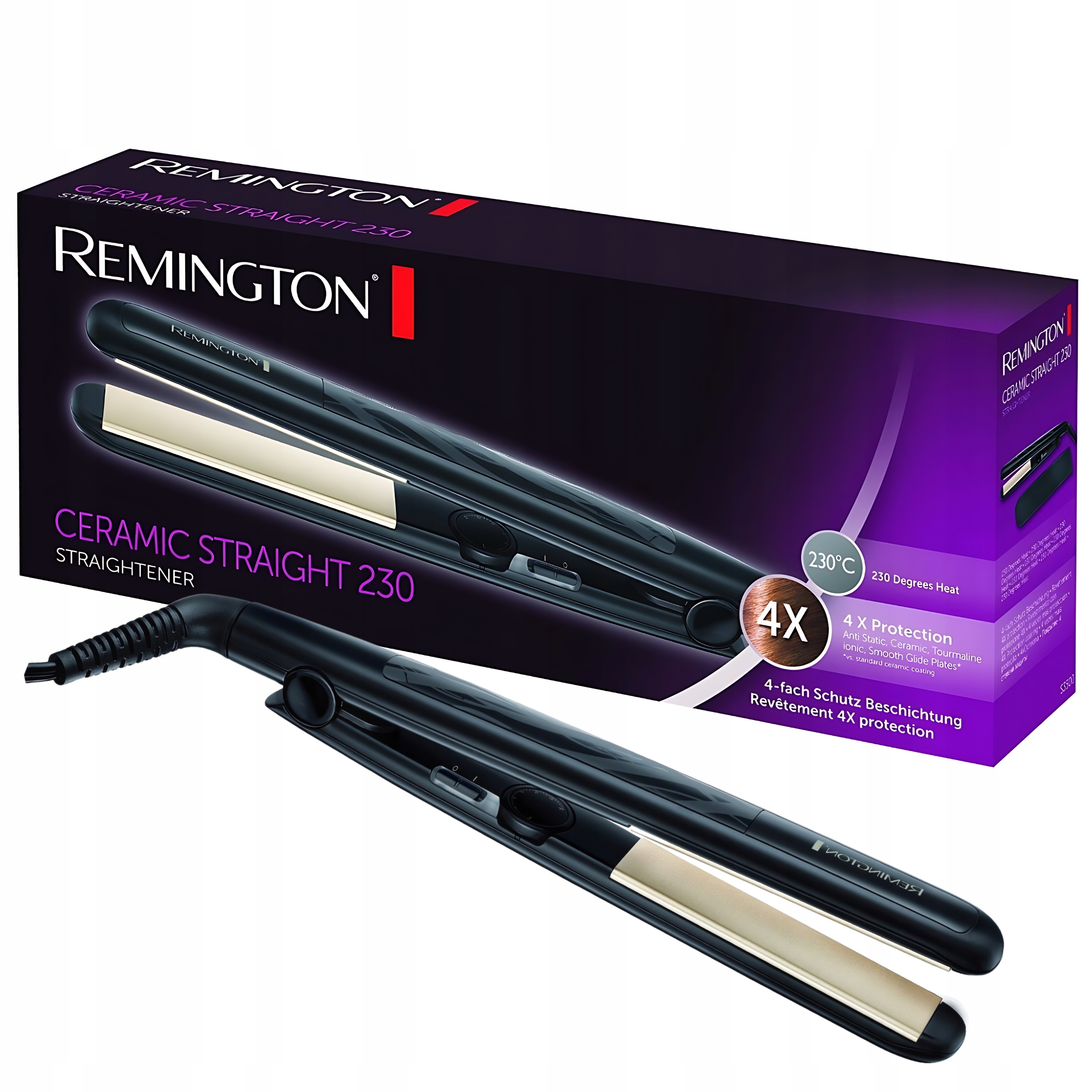 Prostownica Do Włosów Ceramic Straight Z Powłoką Ceramiczną Remington