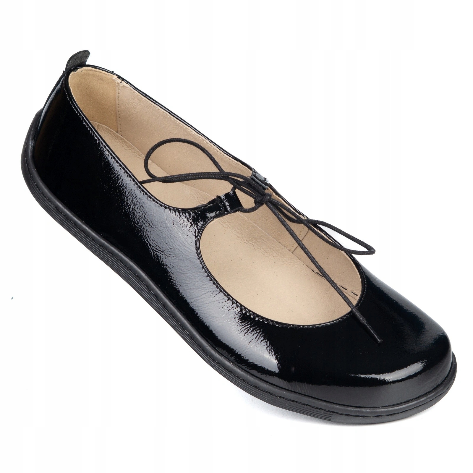 Elegantní dámské barefoot baleríny Elodie černé lico 42