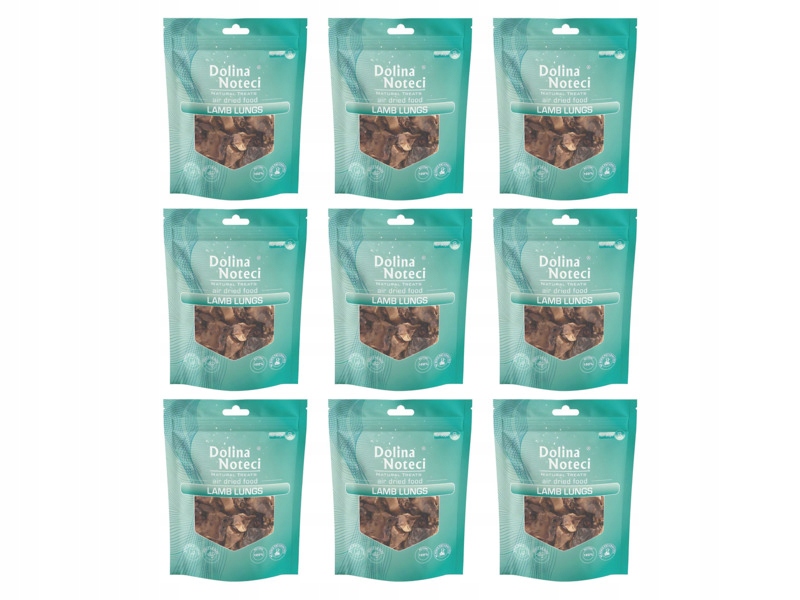 Przysmak dla psa Dolina Noteci Natural Treats Płuca Jagnięce 9 x 70 g