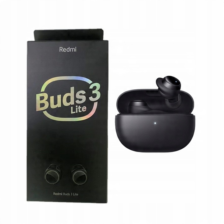 

Słuchawki Bezprzewodowe Redmi Buds 3 Lite Czarne