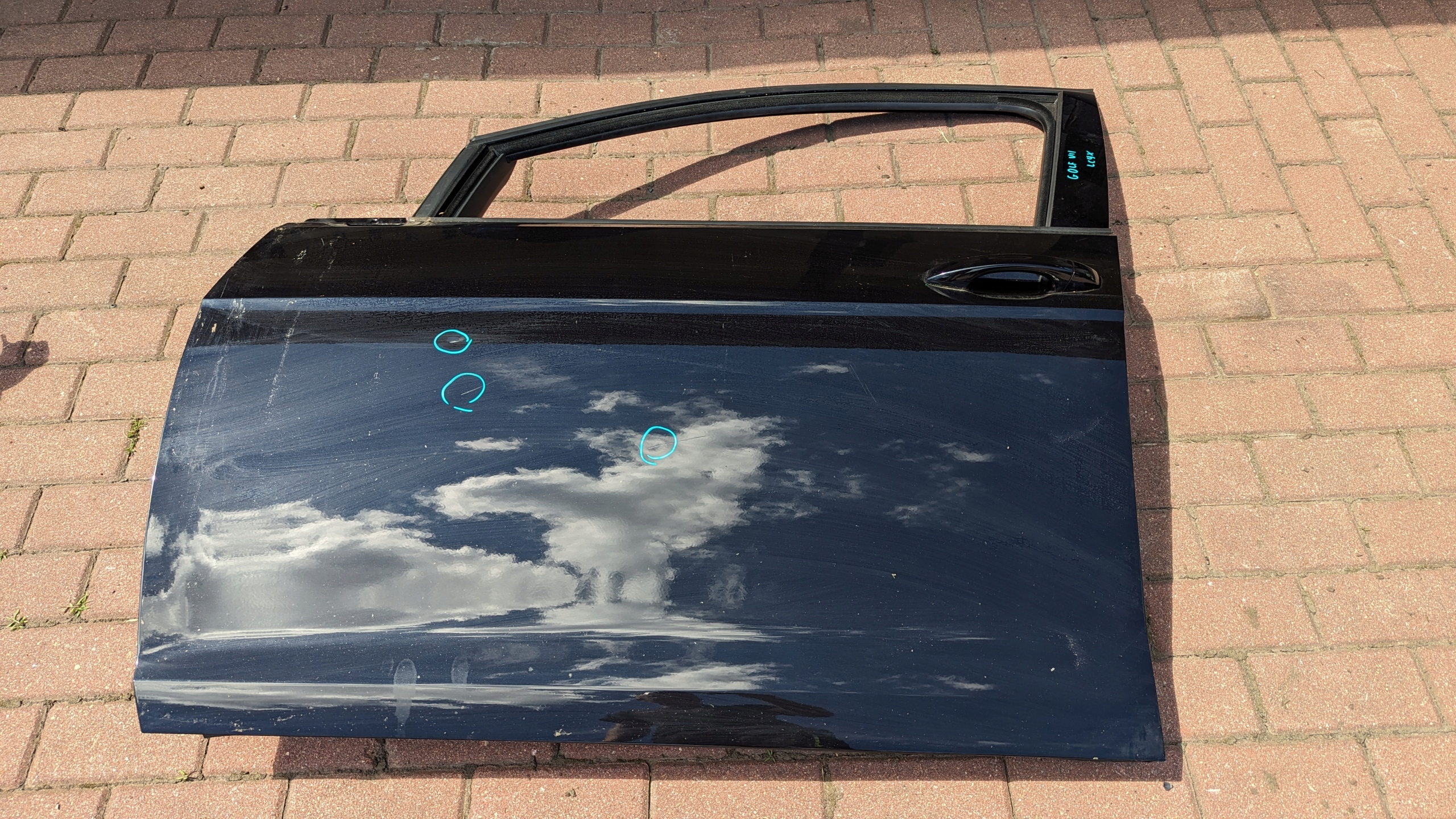 ДВЕРИ СПЕРЕДИ ПЕРЕД ЛЕВА VW GOLF VII HB РЕСТАЙЛИНГ Lc9x