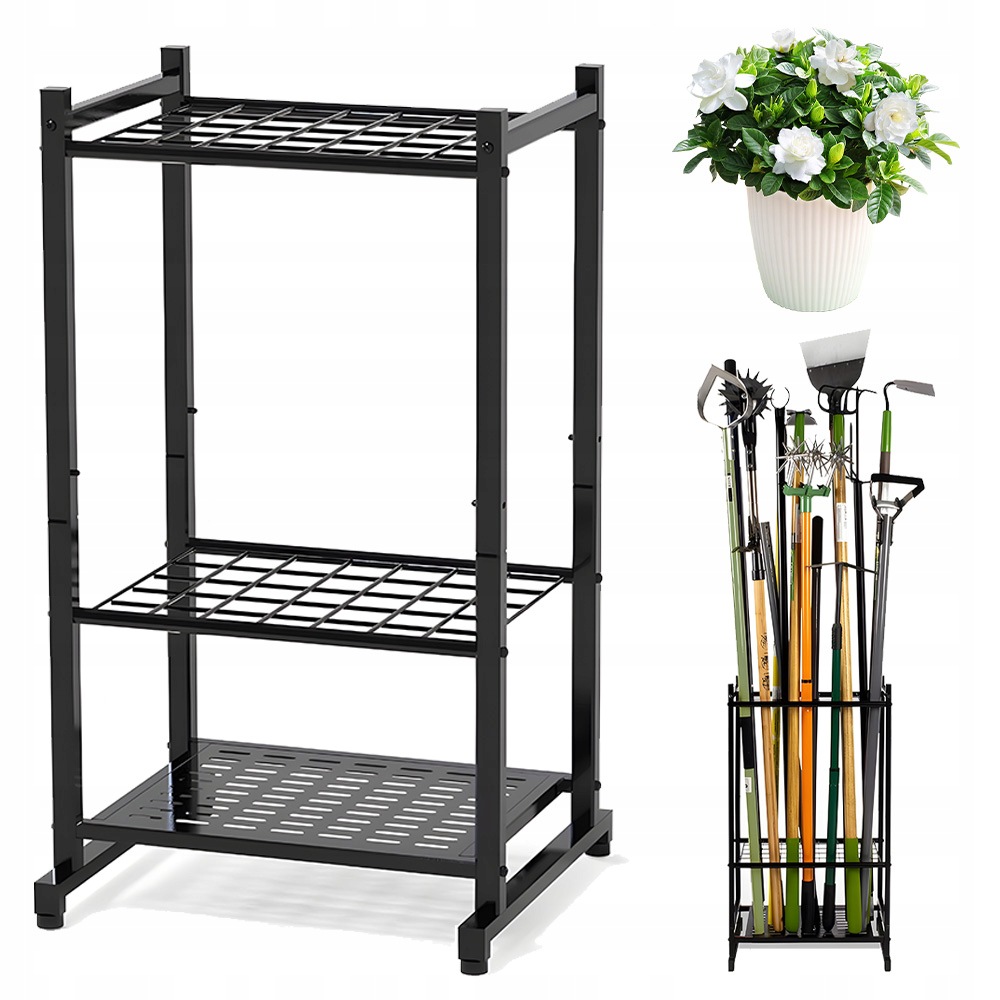 Organizér Na Zahradní Nářadí 35 Slotů Pro Yard Tool Tower Rack Garage Storage