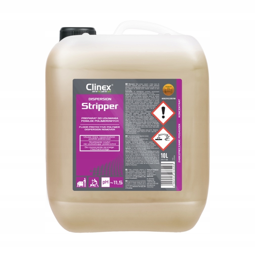 Levně Clinex Dispersion Stripper 10L Přípravek Na Odstranění Polymerních Povlaků