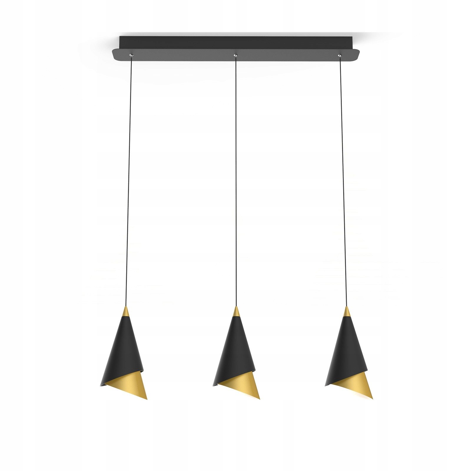 Asymetrická závesná lampa Raalto do jedálne