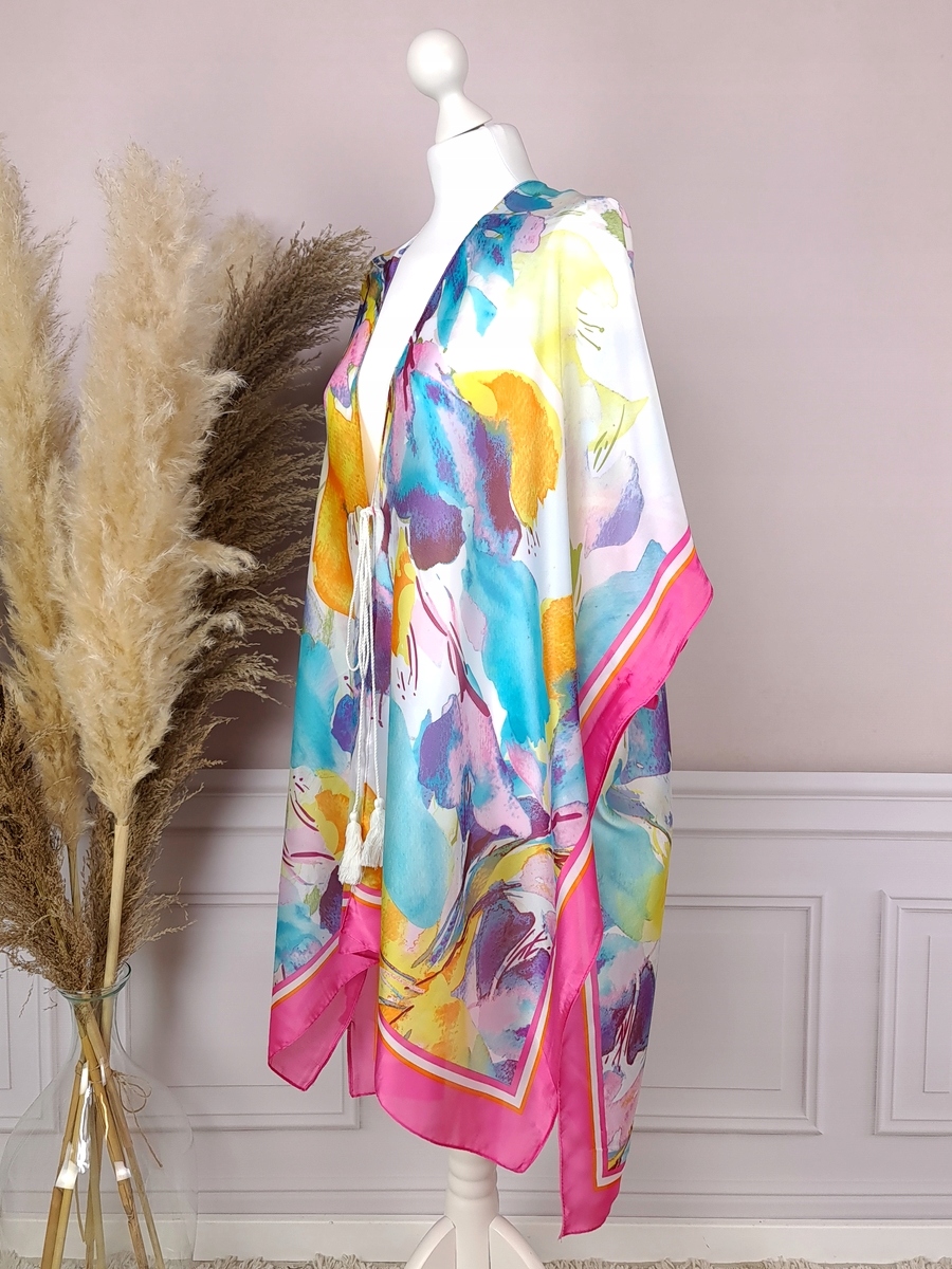 JEDWABNE PAREO CHUSTA TUNIKA PLAŻOWA BOHO KOLORY Rodzaj pareo