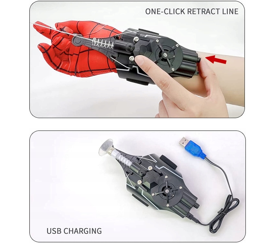 RĘKAWICA z WYRZUTNIĄ SIECI SPIDER-MAN Minimalna liczba graczy 1