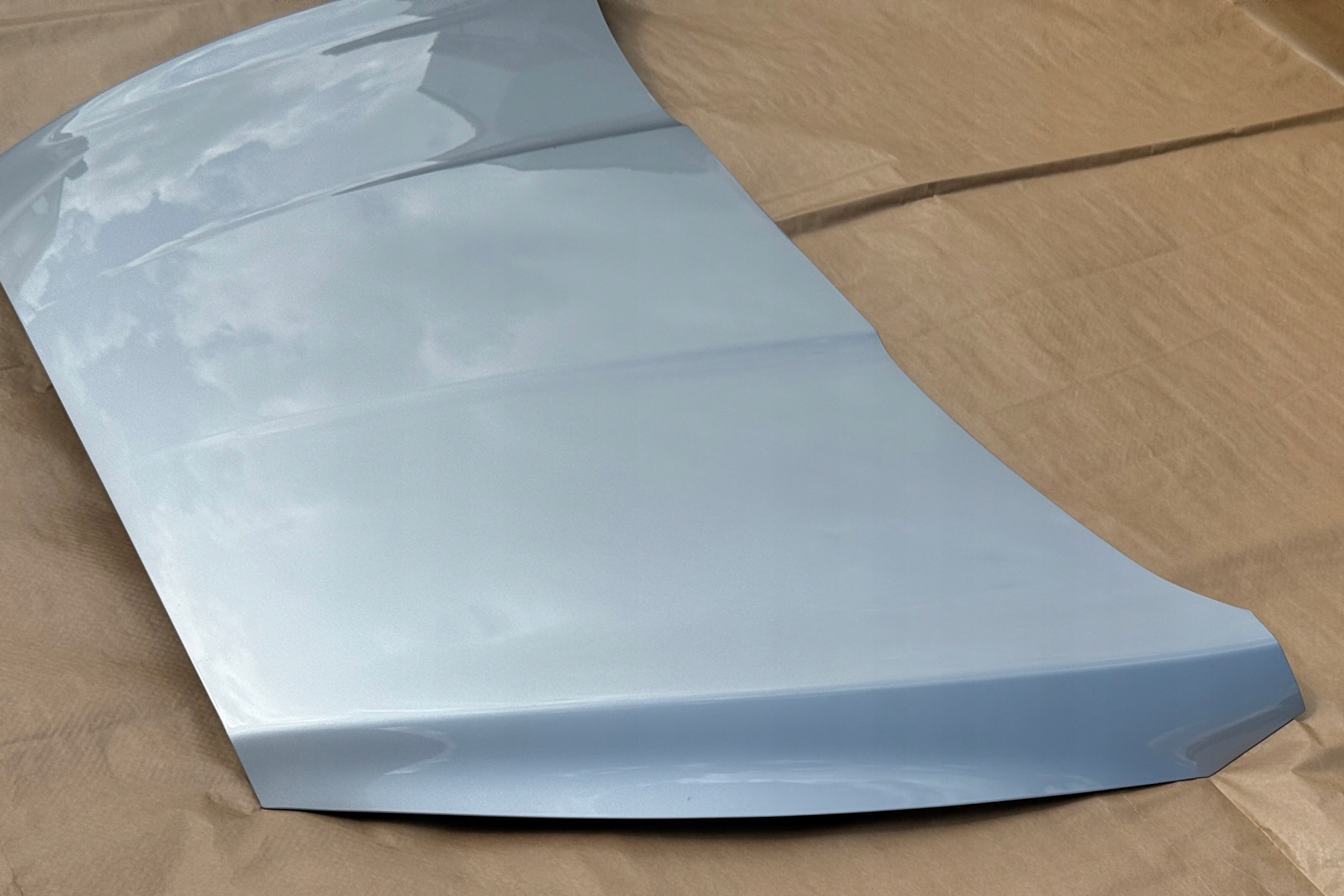 FORD S-MAX MK2 2015-2023 bonnet front MOONDUST SILVER original