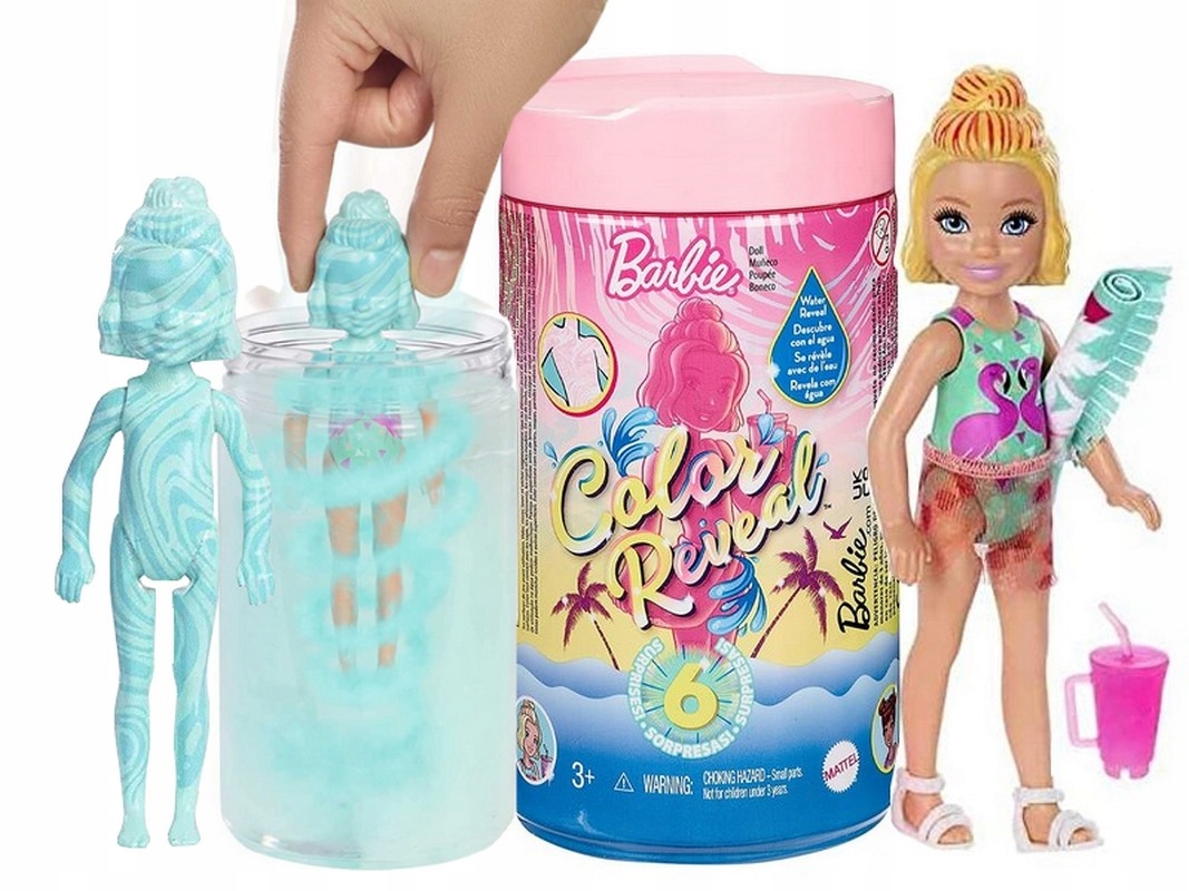 

Barbie Chelsea Kolorowa Niespodzianka Wakacyjna