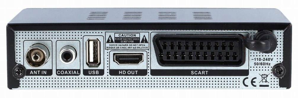 Dekoder DVB-T2 Tuner Cyfrowy TV Naziemna H265 HDMI SCART USB PVR Nagrywanie Kod producenta TUN0159