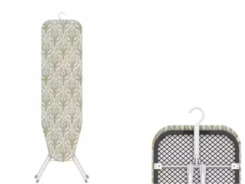 Žehlicí Prkno Malé Lehké S Hákem pro zavěšení do skříně, žehlicí plocha 108x32 cm