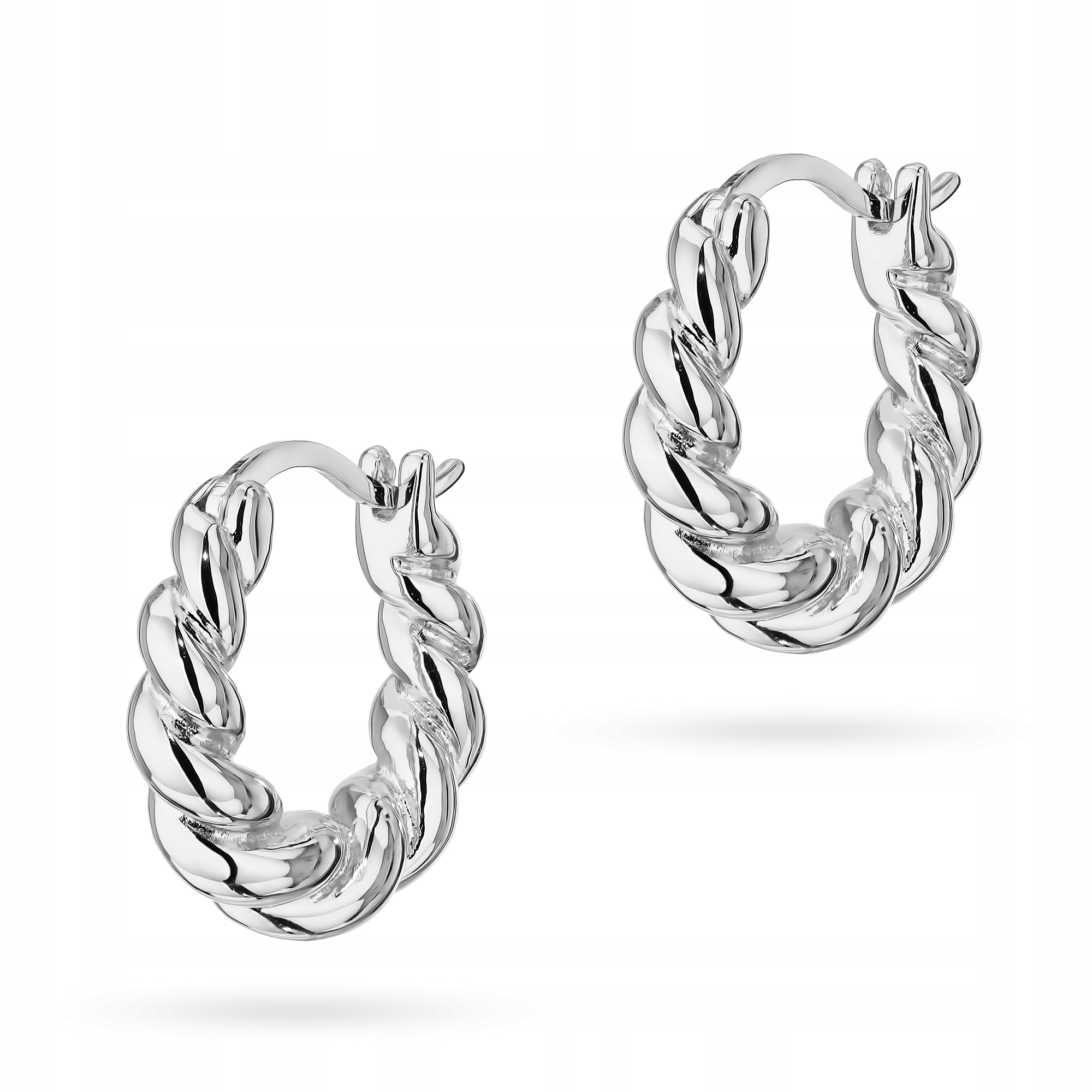 Stříbrné Náušnice ryzost 925 Otočná Kolečka Kreol