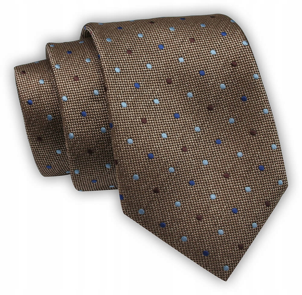 

Krawat Alties - Ciemnozłoty w Drobny Rzucik