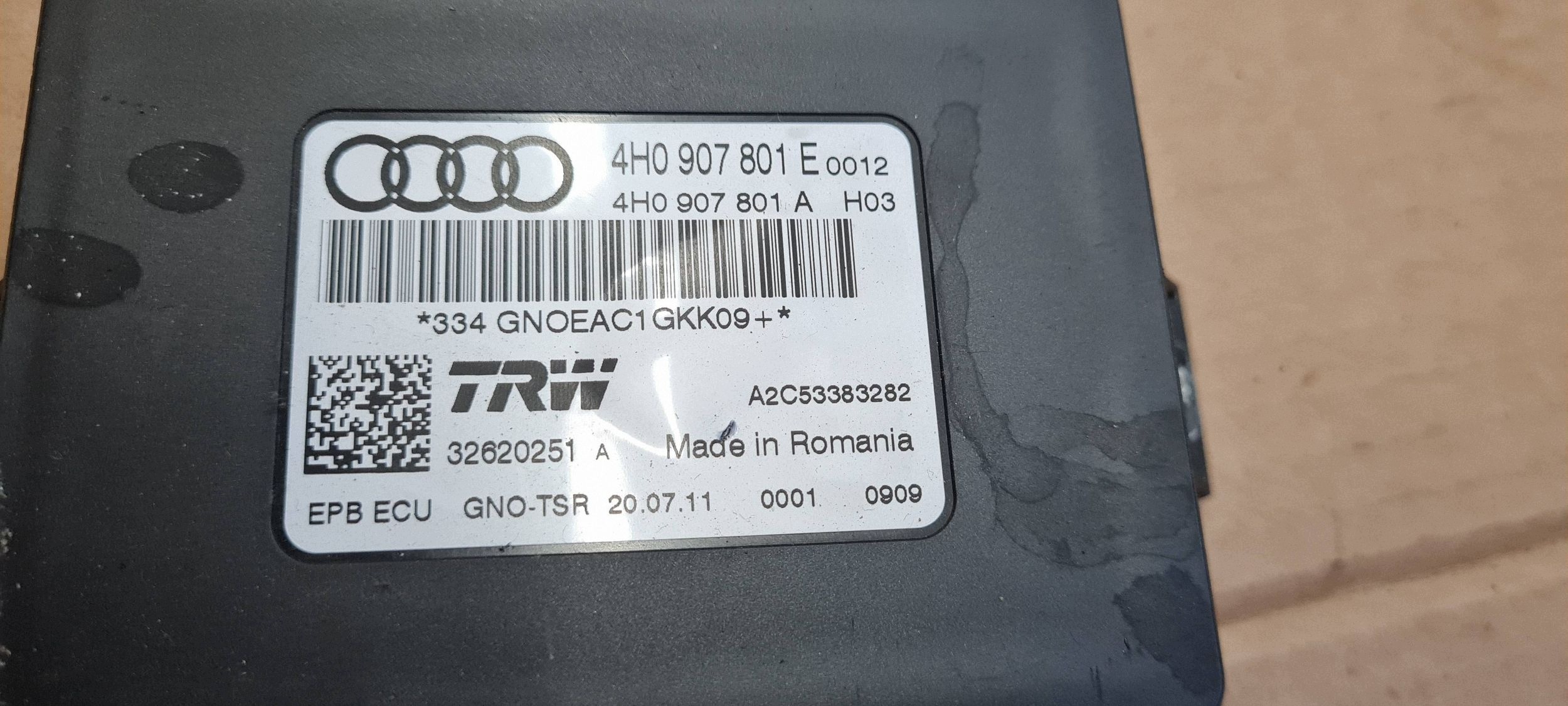 A7 4G module electric brake 4H0907801E A6 C7 4G