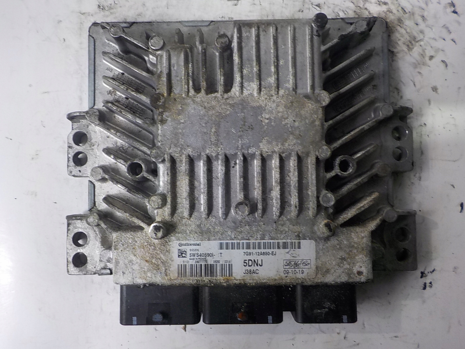 FORD MONDEO IV computer control unit 7G91-12A650-EJ 5WS40590L-T 5DNJ