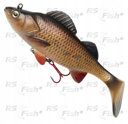 Ripper Dam Effzett Natural Perch Paddle Tail kolor Chub
