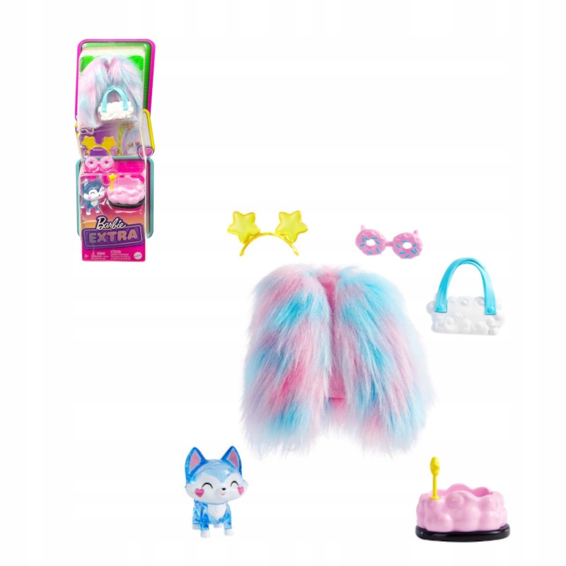 

Barbie Extra Zwierzątko+ ubranko i akcesoria HDJ40