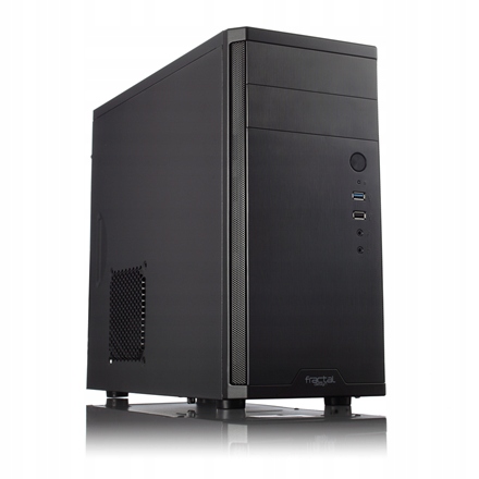 Fractal Design Core 1100 Black Micro Atx Napájací adaptér súčasťou balenia Nie