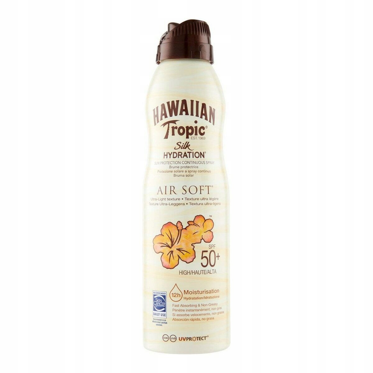 Opalovací mlha Hawaiian Tropic Silk Hydration 50 Spf 220 ml