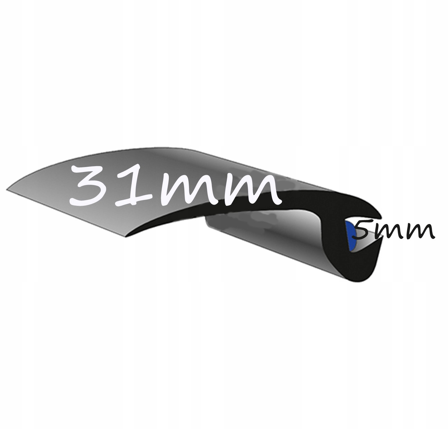 

profil listwa szyby przedniej uniwersalny 31 X5 mm