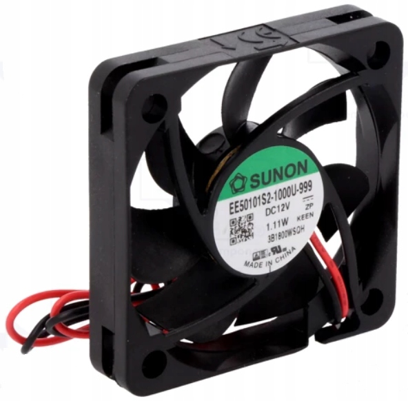 

Sunon Wentylator DC 12V 50x50x10mm 18,59m3/h