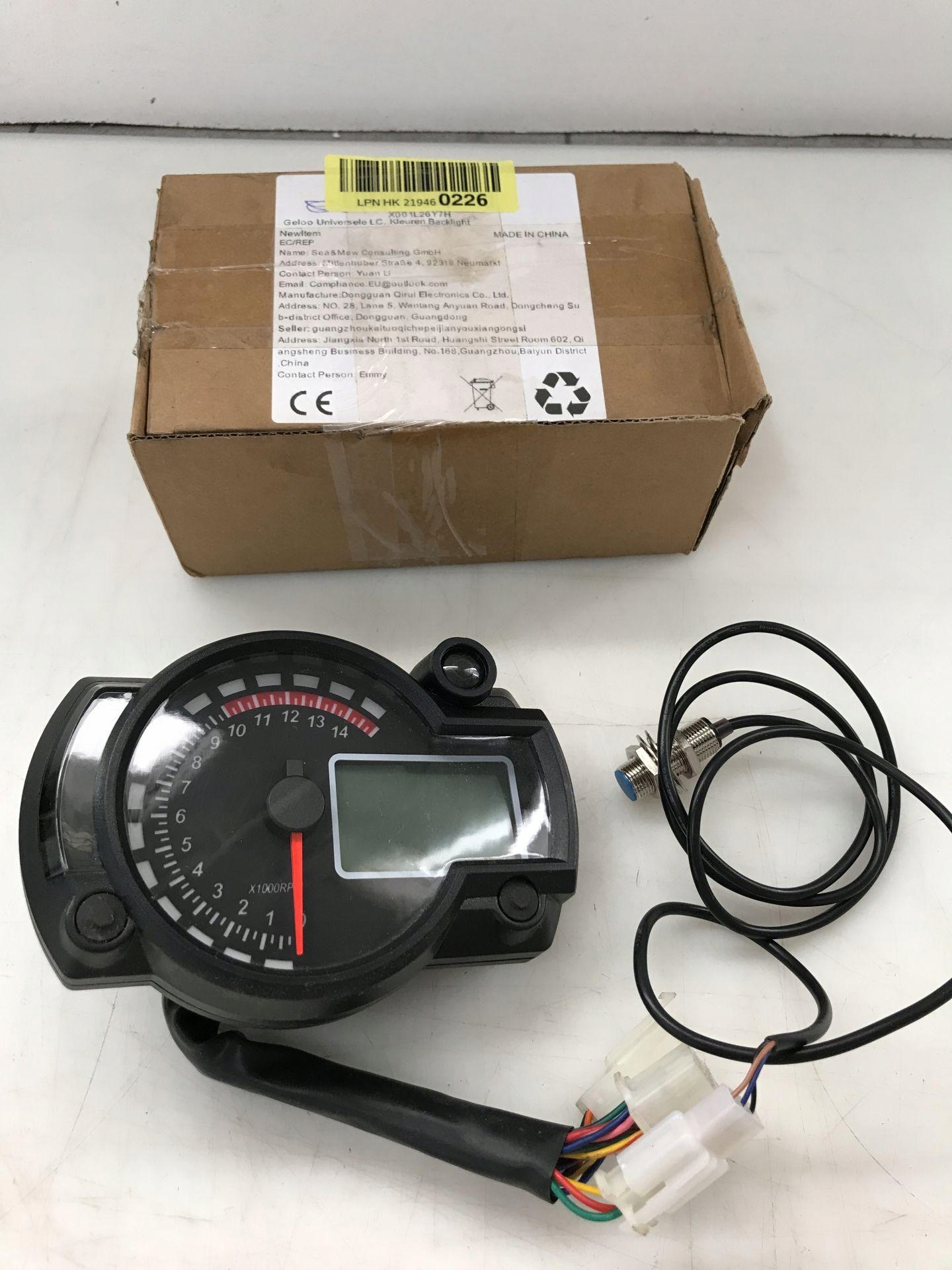 GELOO 15000RPM PRĘDKOŚCIOMIERZ MOTOCYKLOWY LCD Producent inny