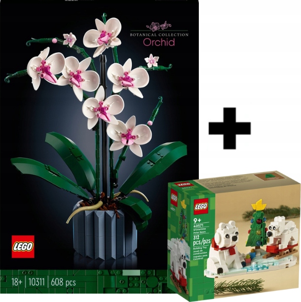 Lego Creator Expert Icons Orchidej 10311 Lego 40571 Vánoční Sada