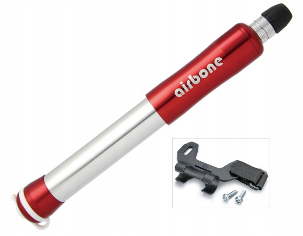 Pompka mini Airbone ZT-509 czerwona Av/dv/sv 210mm uchwyt