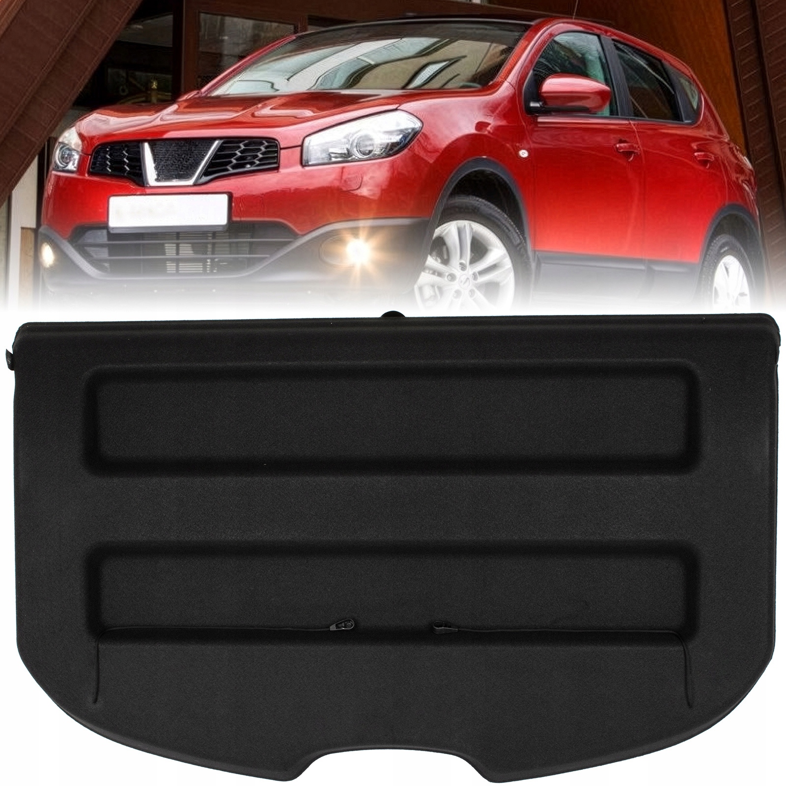 Černá položka zavazadlového prostoru pro Nissan Qashqai I J10 2007-2014