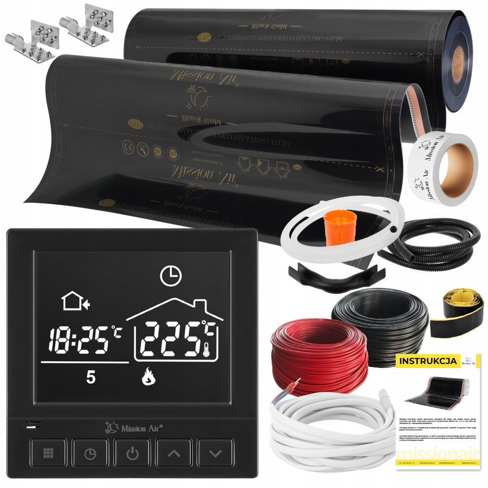 Set Fólia vyhrievacia podložka Infračervená 4 m² 160 W